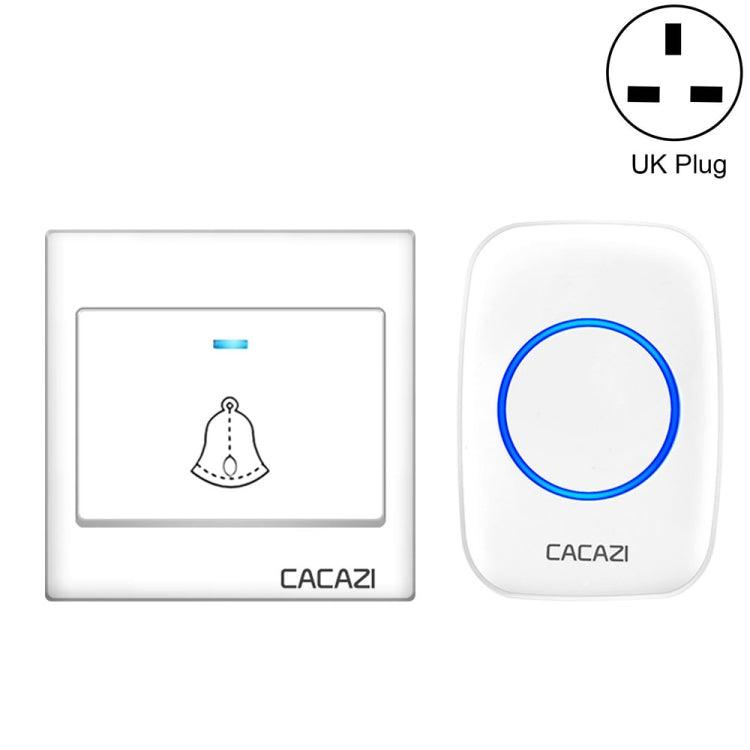 CACAZI H10 1 For 1 Wireless Smart Doorbell without Battery CACAZI H10 1 For 1 Wireless Smart Doorbell without Battery
